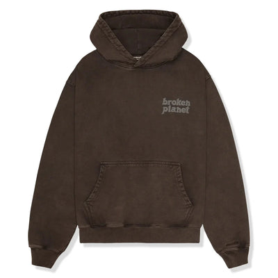 Broken Planet Basics Washed Mocha Brown Hoodie